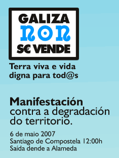 Cartaz da manifestación