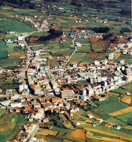 Vista aérea de Palas de Rei