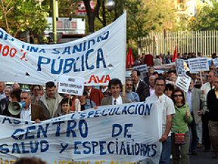 Concentración por unha sanidade pública