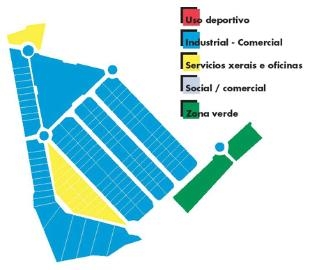 Plano do Parque Empresarial do Carballiño