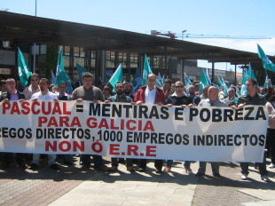 Os traballadores de Pascual levan meses protagonizando diferentes concentracións