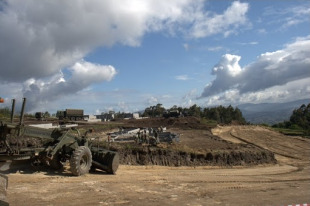 Algunha das obras da base militar da Brilat