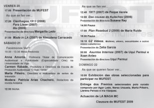 Programa do MUFEST (clique para ampliar)