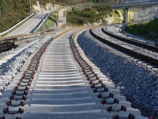 Nas obras do TAV, tramo Santiago-Osebe (10,2 kms)