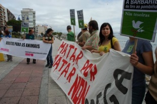 Os asistentes a unha manifestación reclamando o final do campionato o ano pasado / http://cesalnes.wordpress.com/